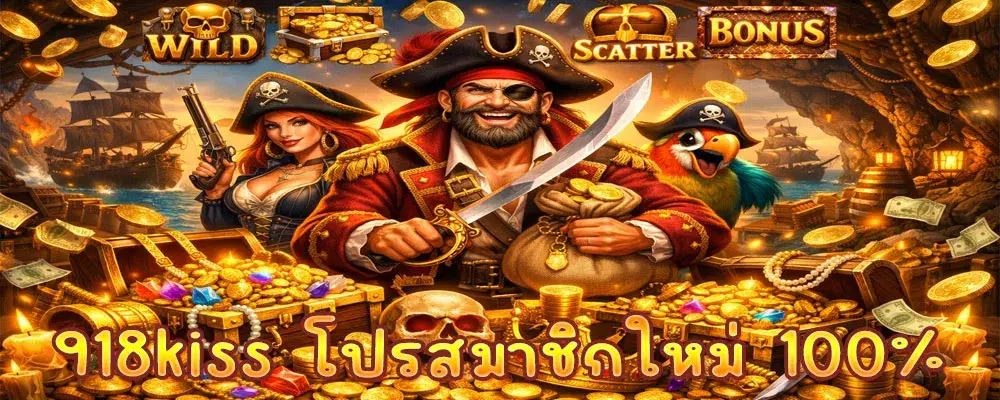 918kiss โปรสมาชิกใหม่ 100%